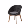Cane-line Peacock Chair Soft Rope with Teak Legs