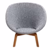 Cane-line Peacock Lounge Chair Soft Rope with Teak Legs