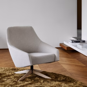 Montis Puk Low Armchair Lounge Chair in Fabric or Leather