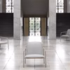 Normann Copenhagen Pad Lounge Chair Low in Leather & Fabric