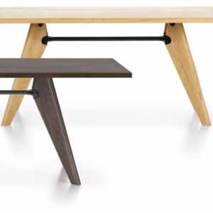 Vitra Dining Table Solvay, Rectangular, Solid Wood