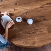 Round Wood Air Table by Lago