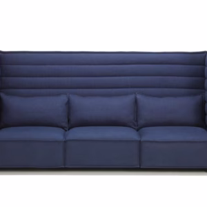 Vitra Alcove Plume High Back Three-Seater Sofa, Fabric Upholstery