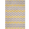 Arlo Lemon/Grey Chevron Rug by Asiatic