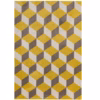Arlo Yellow Block Rug by Asiatic
