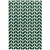 Arlo Green Chevron Rug by Asiatic