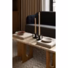 Audo Copenhagen Androgyne Marble Top and Wood Base Coffee Table