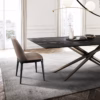 Eforma Baly Fixed Dining Rectangular in Glass, Ceramic, Wood or Marble