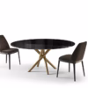 Eforma Baly Fixed Dining Rectangular in Glass, Ceramic, Wood or Marble