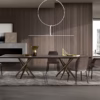 Eforma Baly Fixed Dining Rectangular in Glass, Ceramic, Wood or Marble