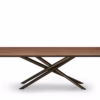 Eforma Baly Fixed Dining Rectangular in Glass, Ceramic, Wood or Marble