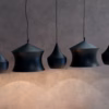 Tom Dixon Black Beat Fat Pendant Light