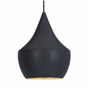 Tom Dixon Black Beat Fat Pendant Light