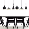 Tom Dixon Black Beat Fat Pendant Light