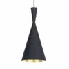 Tom Dixon Black Beat Tall Pendant Light