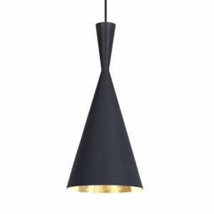 Tom Dixon Black Beat Tall Pendant Light
