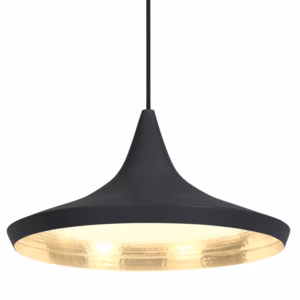 Tom Dixon Black Beat Wide Pendant Light