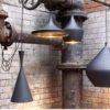 Tom Dixon Black Beat Tall Pendant Light