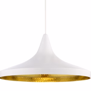 Tom Dixon White Beat Wide Pendant Light