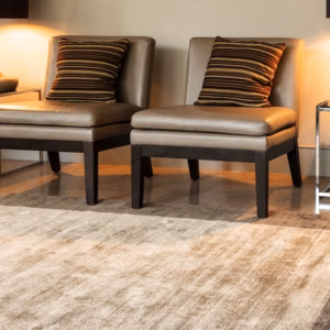 Blade Border Mocha Chocolate Rug by Asiatic