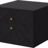 Bolia Luxe 2 Drawer Bedside Table Wall Mounted