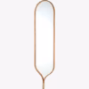 Bolia Racquet Wall Mirror in Soap or Black Oak Height 200cm