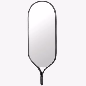 Bolia Racquet Wall Mirror in Soap or Black Oak Height 140cm