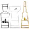 Bonaldo April, May, June Bookcase Shelves