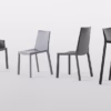 Bonaldo Marta New, Miss Marta New Dining Chair, High Back 