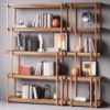 Bonaldo Rain Bookcase & Shelves 60cm