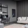 Bonaldo Roll Bookcase & Shelves Wall Fixing 3 Module