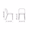 Bonaldo Ika Dining Chair Low & High