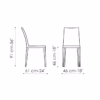 Bonaldo Kayla Dining Chair Low & High