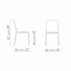 Bonaldo Mirta New, Miss Mirta New Dining Chair, Low Back