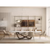 Bontempi Casa Bach 250cm Fixed Dining Table in SuperCeramic/SuperMarble
