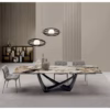 Bontempi Casa Bach 250cm Fixed Dining Table in SuperCeramic/SuperMarble