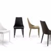 Bontempi Casa Clara Armchair with Painted Metal Legs