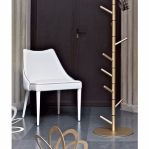Bontempi Casa Clara Armchair with Upholstered Legs