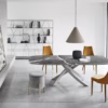 Bontempi Casa Clara Dining Chair with Upholstered Legs