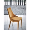 Bontempi Casa Clara Dining Chair with Upholstered Legs