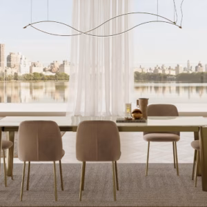 Bontempi Casa Etro Fixed Rectangular Dining Table