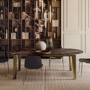 Bontempi Casa Etro Fixed Oval Dining Table