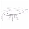 Giro Round Extending Table 02.35 by Bontempi Casa