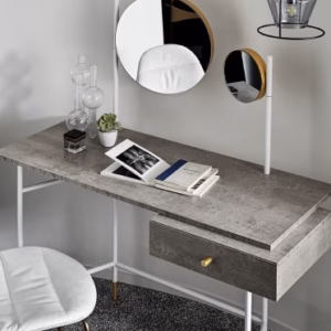 Bontempi Casa 'Vanity' Dressing Makeup Vanity Table with 2 Mirrors in SuperMarble