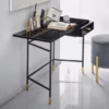 Bontempi Casa 'Vantiy' Dressing Makeup Vanity Table with a Paper Holder in Melamine