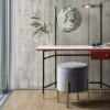 Bontempi Casa 'Vanity' Dressing Makeup Vanity Table with Mirror & Light in SuperMarble
