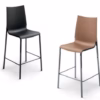 Bontempi Casa Eva Barstool in 2 Different Heights & Many Finishes