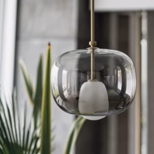 Bontempi Casa Blow Ceiling Suspension Lamp Light with borosilicate Glass