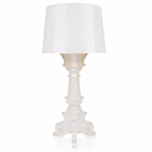 Bourgie White/Gold Table Lamp by Kartell