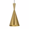 Tom Dixon Brass Beat Tall Pendant Light